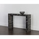 Axle 47 X 31.75 inch Marble Look / Black Outdoor Console Table